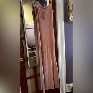 SKIMS Soft Lounge Long Slip Dress Morganite